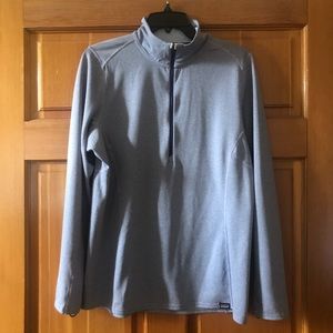 Patagonia 1/4 zip base layer lavender long sleeve shirt size XL